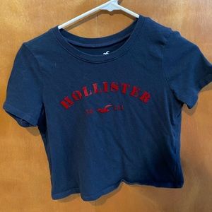 cropped hollister top
